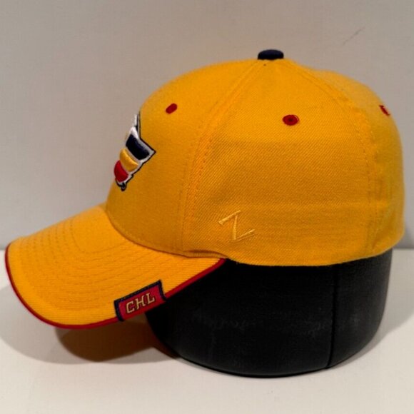 Colorado Eagles CHL Zephyr Z-Fit Flex Fitted Hat Medium/Large Yellow - Picture 2 of 6